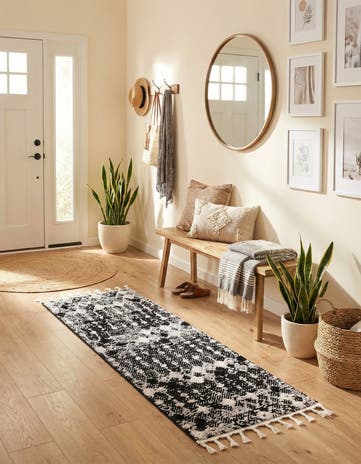 Fossil Gray Cherokee Runner Rug