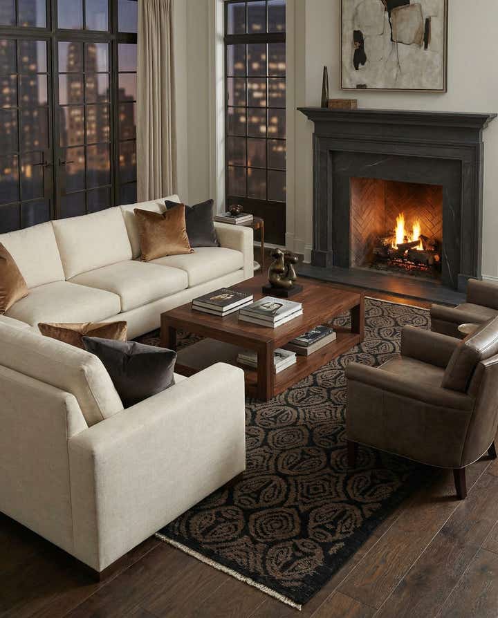 8' 2 x 10' 5 Hand Knotted Darya Wool Rug