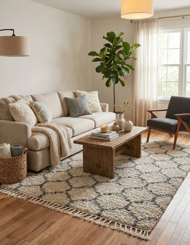 Detail image of 9' x 12' 2 Lagom Shag Rug