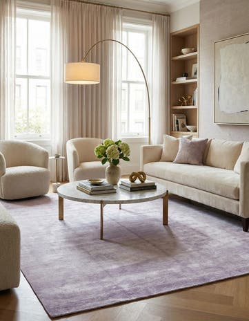 6' 6 x 9' 9 Hand Knotted Darya Wool Rug