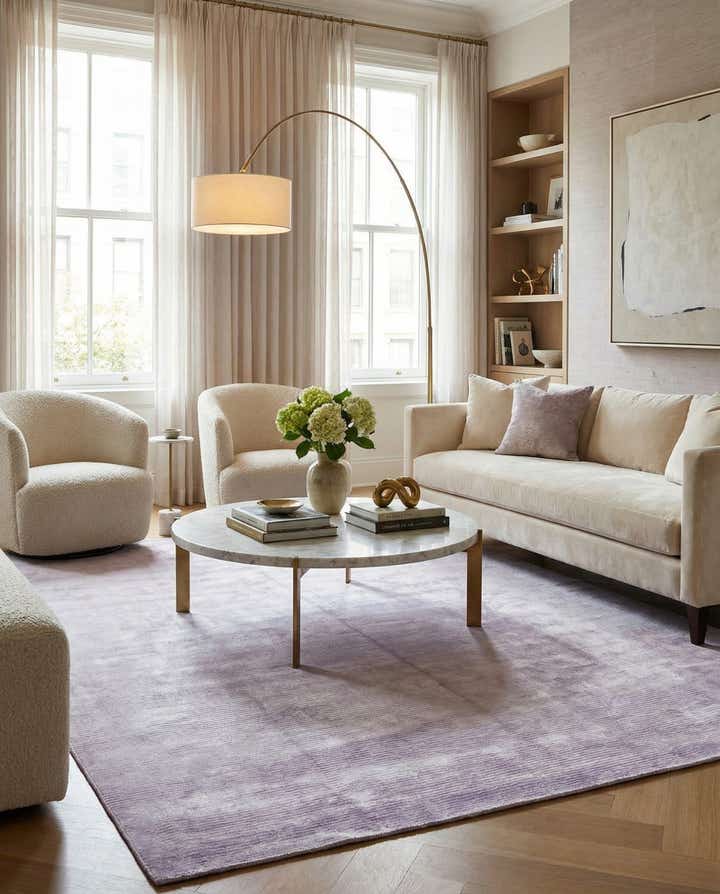 6' 6 x 9' 9 Hand Knotted Darya Wool Rug