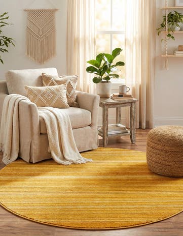 5' 3 x 5' 3 Gemstone Round Rug