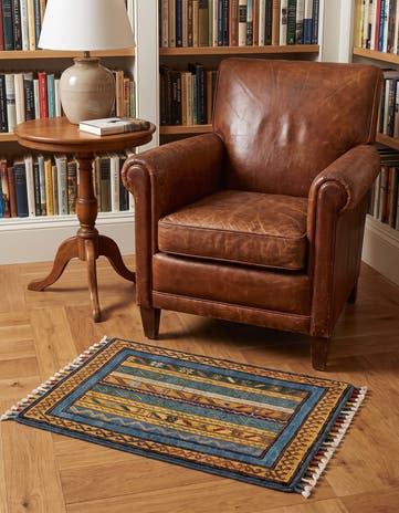 1' 10 x 2' 9 Hand Knotted Kazak Rug