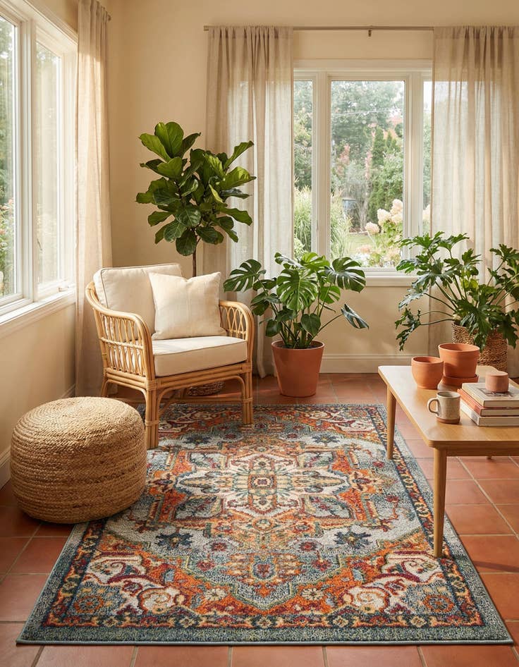 Detail image of 4' x 6' Isabella Rug