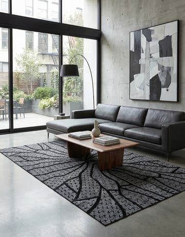 5' 2 x 8' 1 Cowhide - Patchwork Rug