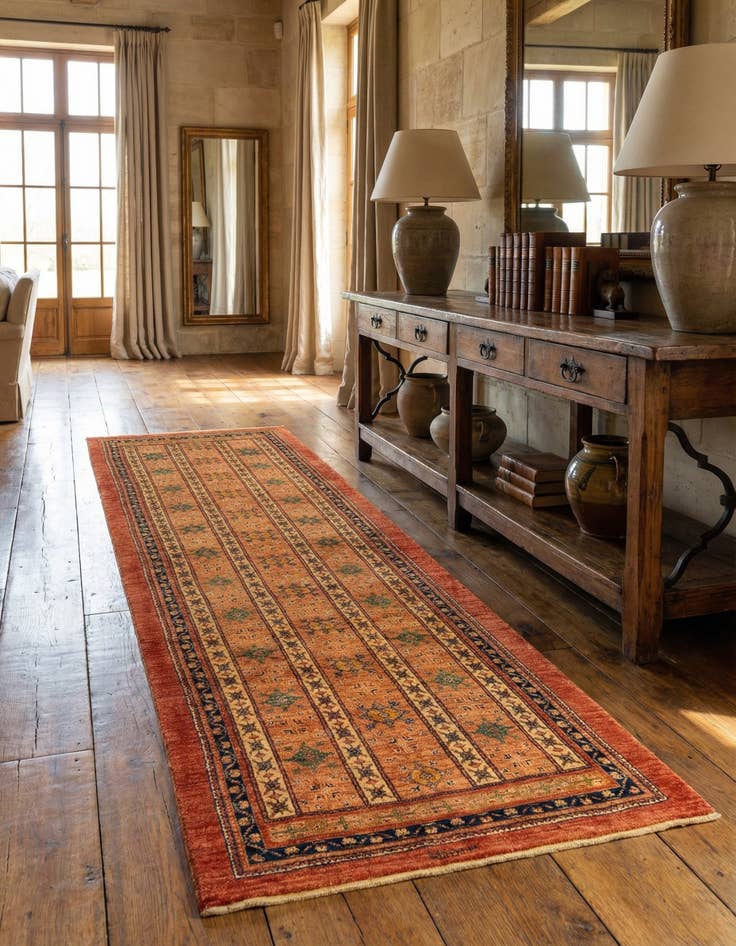 Detail image of 2' 9 x 9' 1 Luribaft Wool Runner Rug