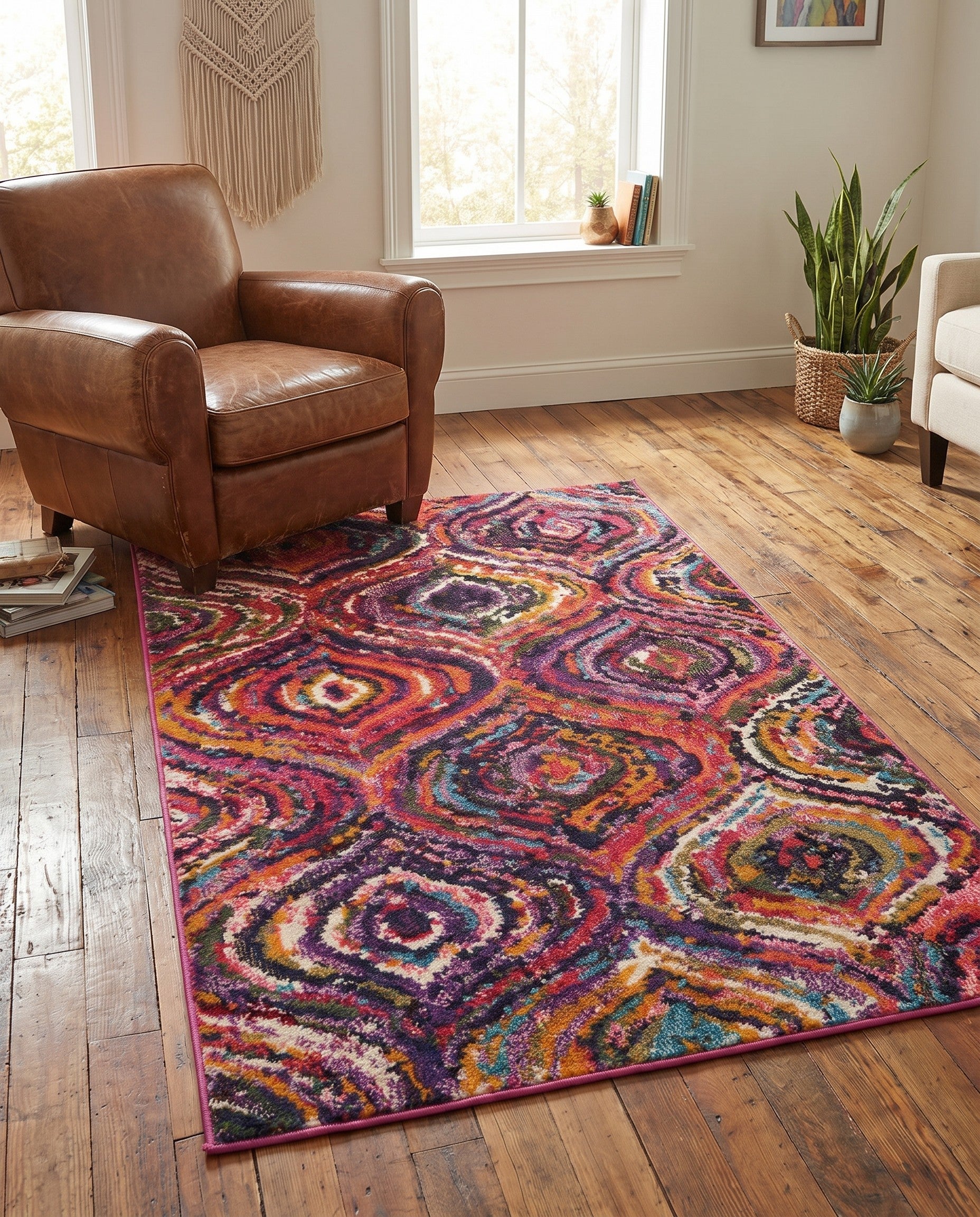 3' 3 x 5' 3 Washable Hyacinth Rug
