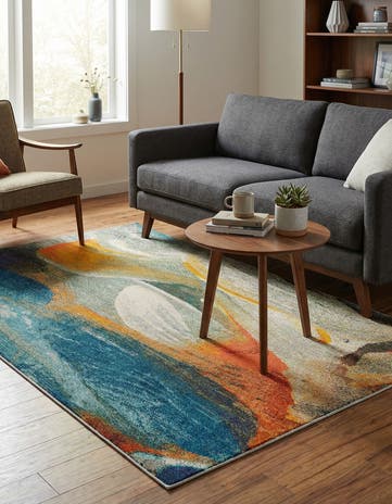 5' 3 x 8' Washable Haerfest Rug