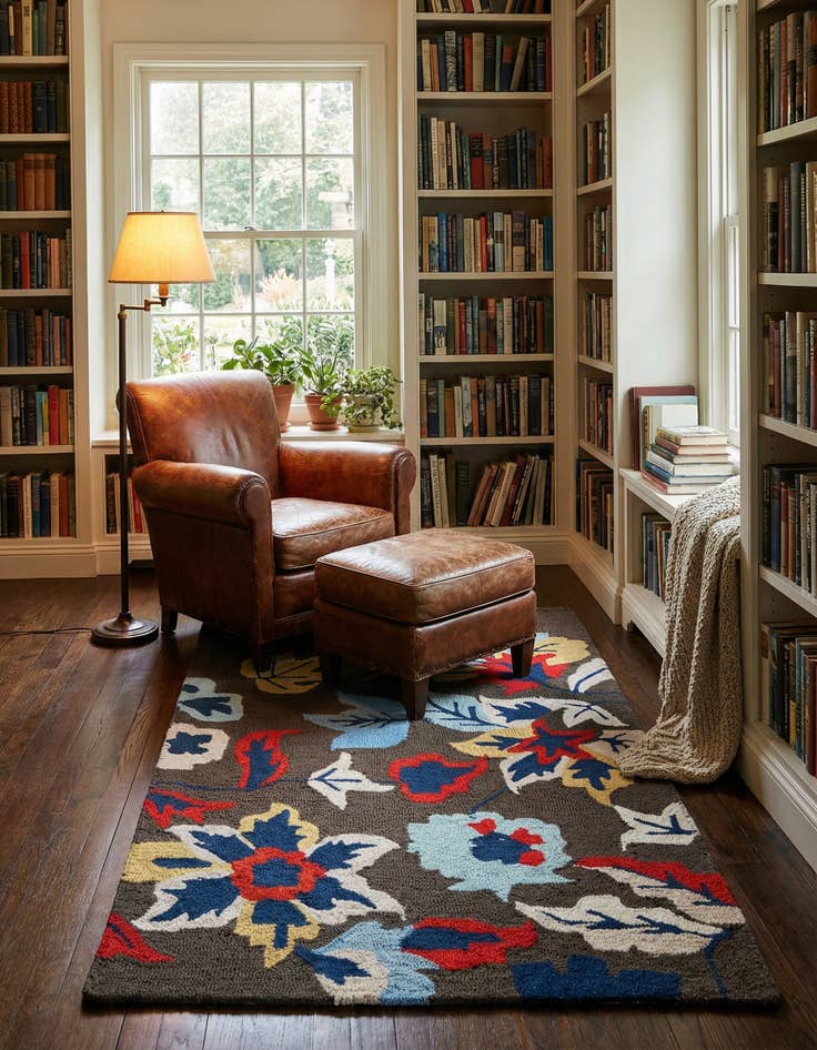 Detail image of 3' x 5' Agra Rug