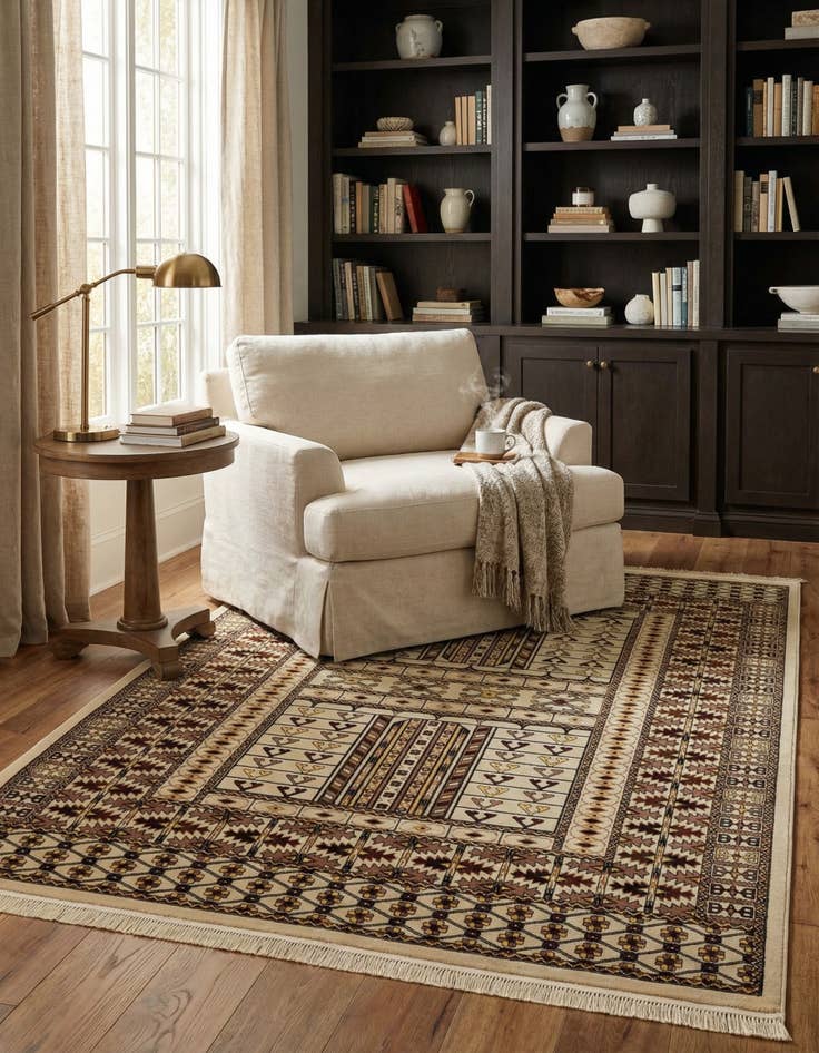 Detail image of 9' x 12' Bokhara Rug