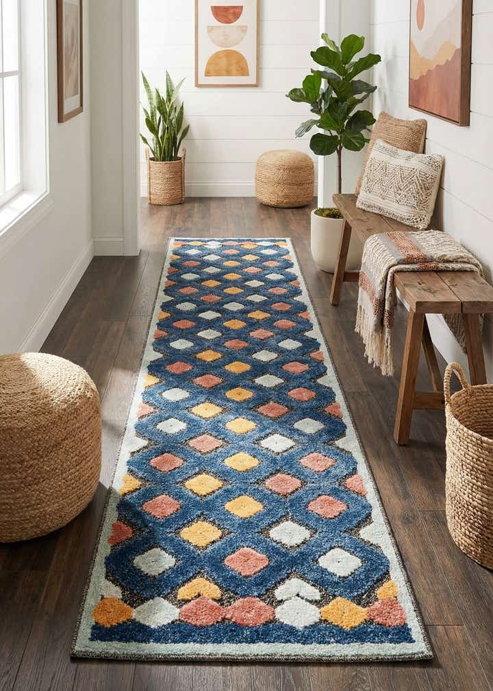 2' x 10' Easy-Clean Belize Indoor / Outdoor Runner Rug