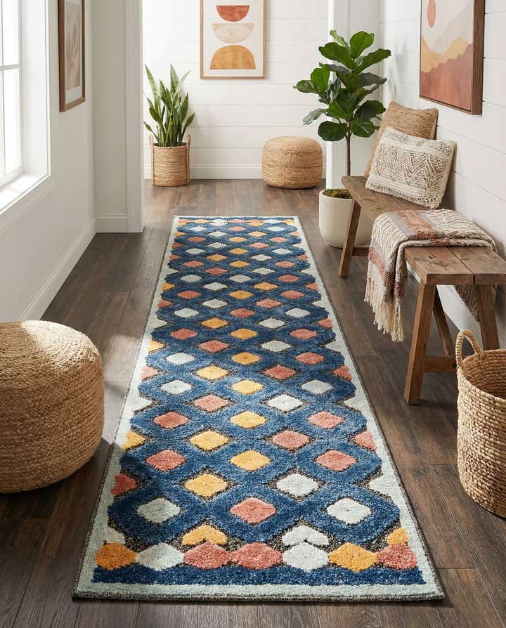 2' x 10' Easy-Clean Belize Indoor / Outdoor Runner Rug