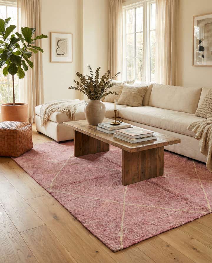 5' 6 x 7' 10 Hand Knotted Moroccan Wool Rug