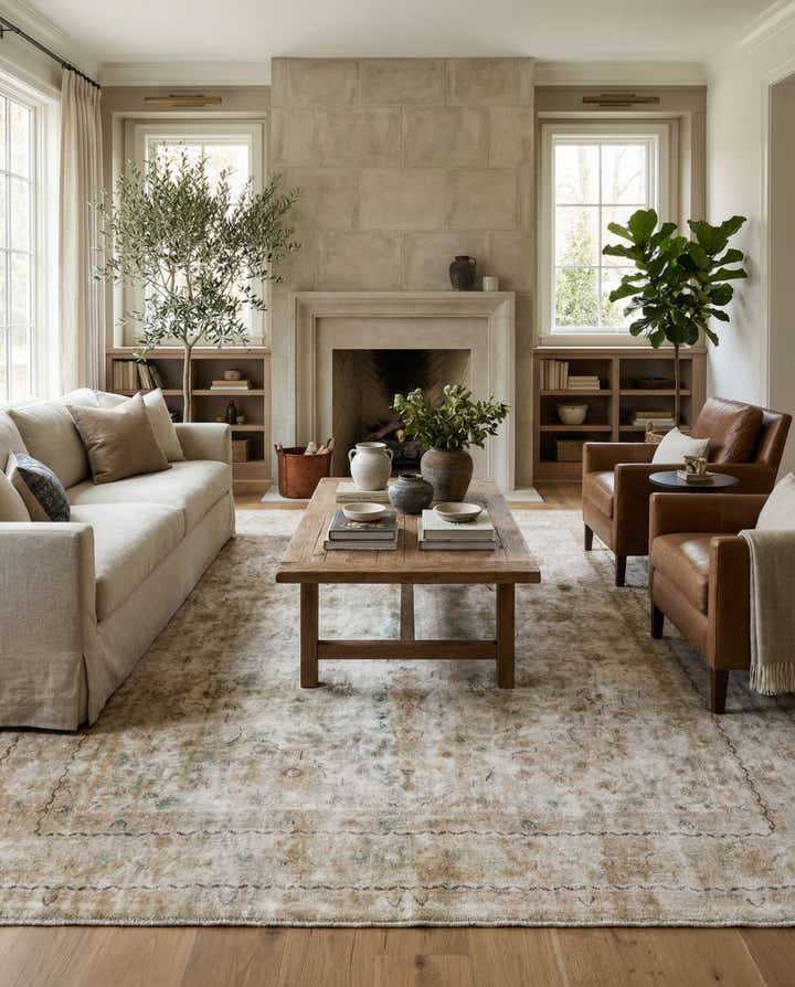 9' 6 x 12' 4 Hand Knotted Ultra Vintage Persian Wool Rug