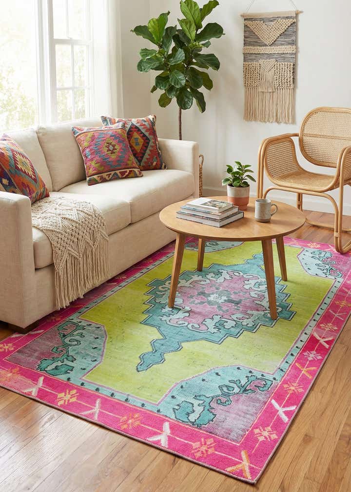 5' x 8' Washable Timeless Rug