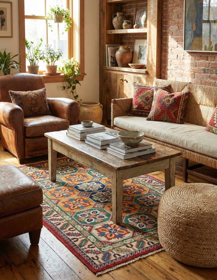 Detail image of  3' 2 x 5'  Hand Knotted Kazak Rug