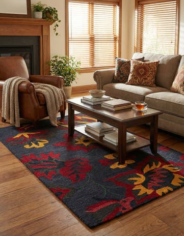 5' x 8' Agra Wool Rug