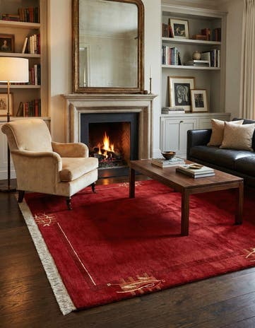 5' 9 x 7' 11 Hand Knotted Nepal Rug
