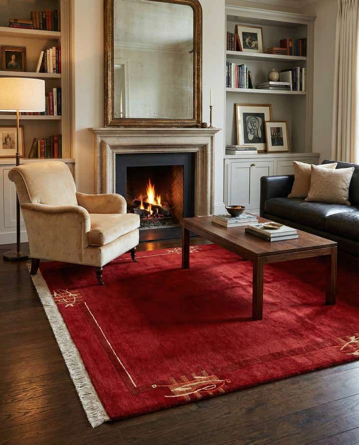 5' 9 x 7' 11 Hand Knotted Nepal Rug