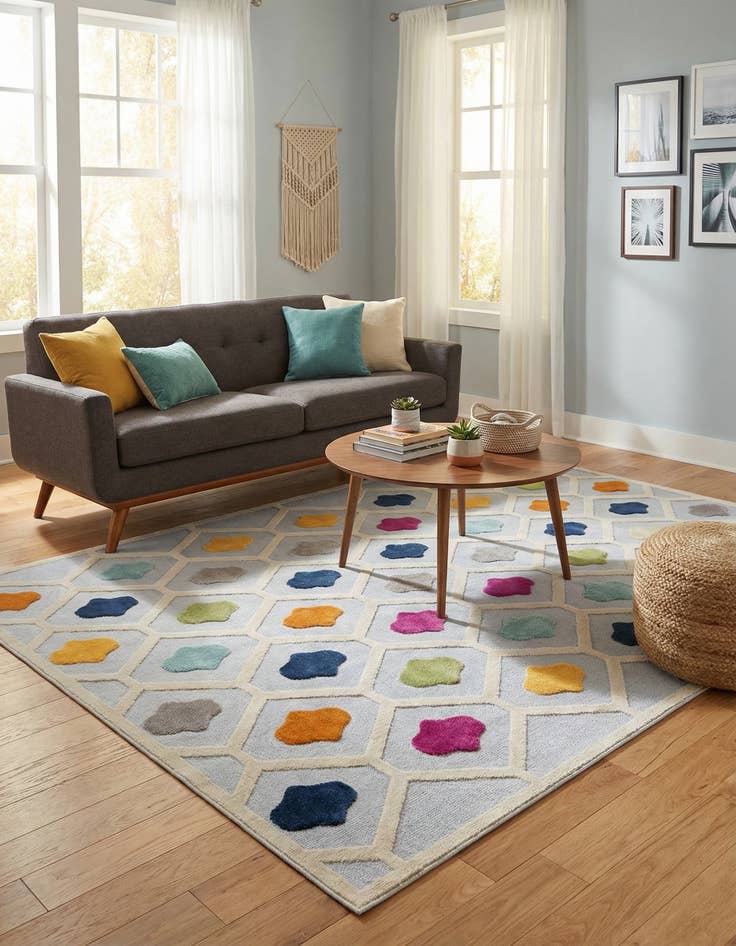 Detail image of  7' 10 x 10'  Washable Aruba Indoor / Outdoor Rug