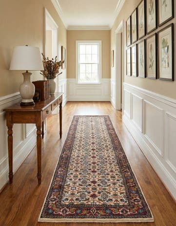 2' 5 x 11' 3 Hand Knotted Bidjar Wool Runner Rug