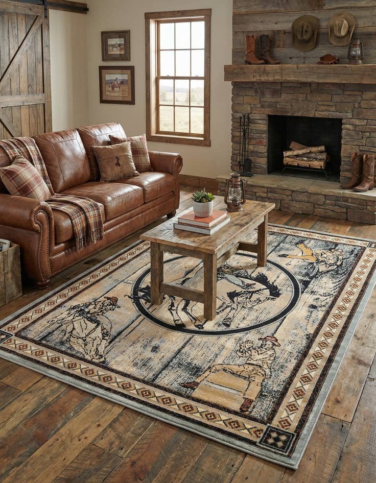 Detail image of  7' 10 x 10' Pioneer Rug