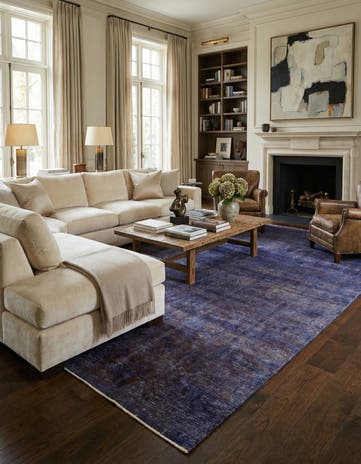 6' 6 x 11' 3 Hand Knotted Ultra Vintage Persian Wool Rug