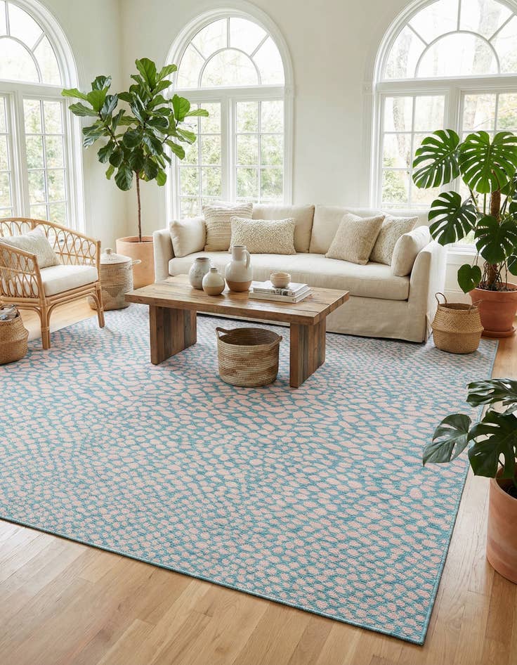 Detail image of 10' 8 x 10' 8  Washable Jill Zarin Cape Town Indoor / Outdoor Square Rug