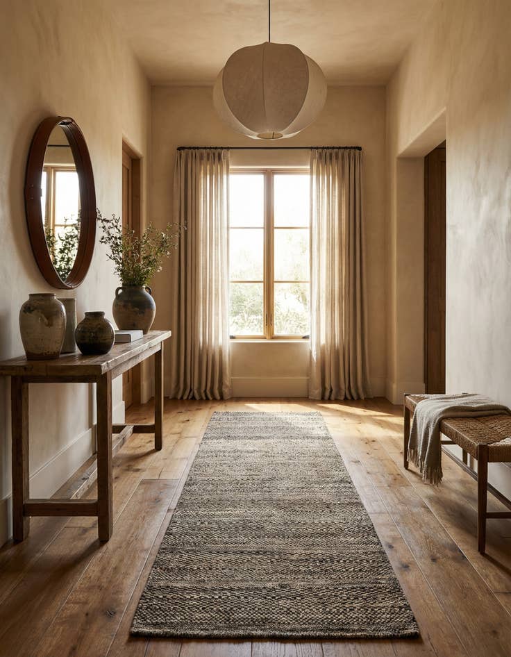 Detail image of 2' 7 x 8' 1 Juma Wool Runner Rug