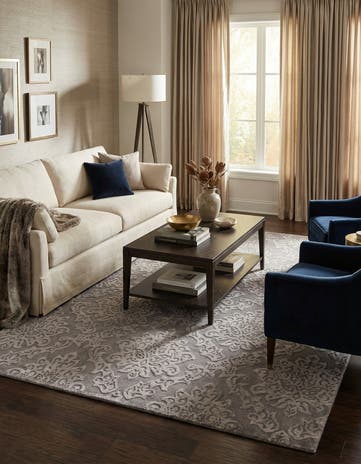 6' 9 x 9' 10 Hand Knotted Darya Wool Rug