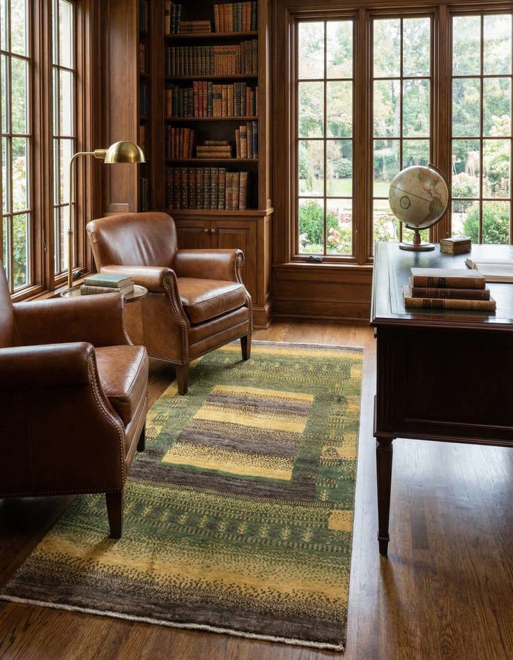 Detail image of 2' 7 x 4' 5 Kashkuli Wool Rug