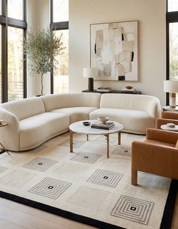 7' 10 x 10' Hand Knotted Darya Wool Rug