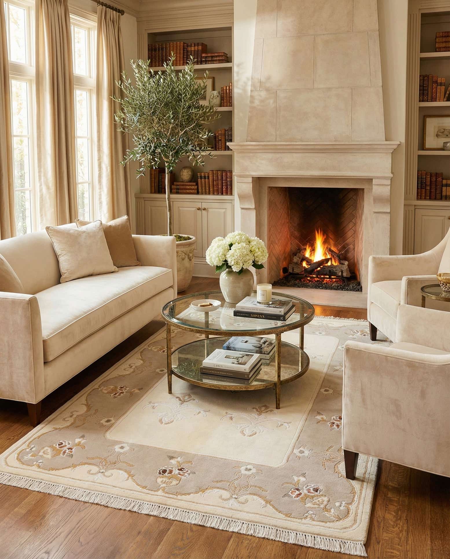 4' x 6' Hand Knotted Darya Wool Rug