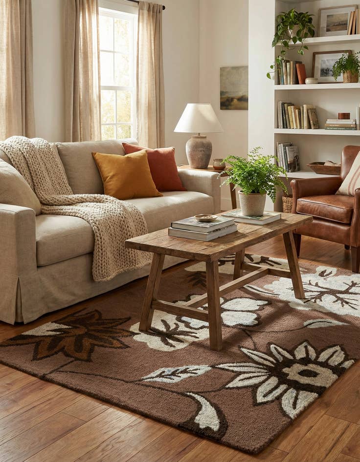 Detail image of 4' 1 x 6' Agra Rug