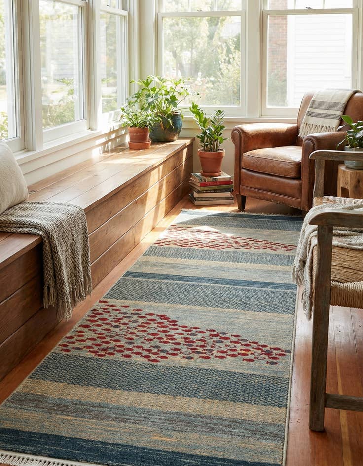 Detail image of 2' 7 x 10' Kashkuli Gabbeh Runner Rug