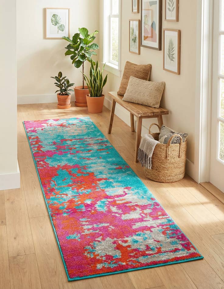 Detail image of 2' x 6' Azalea Runner Rug