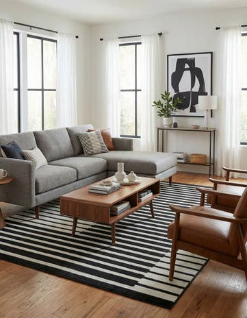 Black Oslo Rug