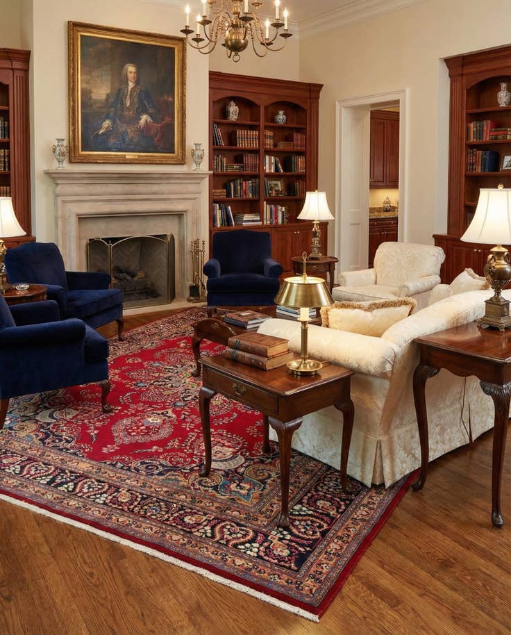 Detail image of 9' 6 x 12' 6 Hand Knotted Mashad Persian Wool Rug