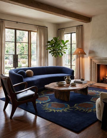 7' 6 x 7' 7 Luna Wool Square Rug