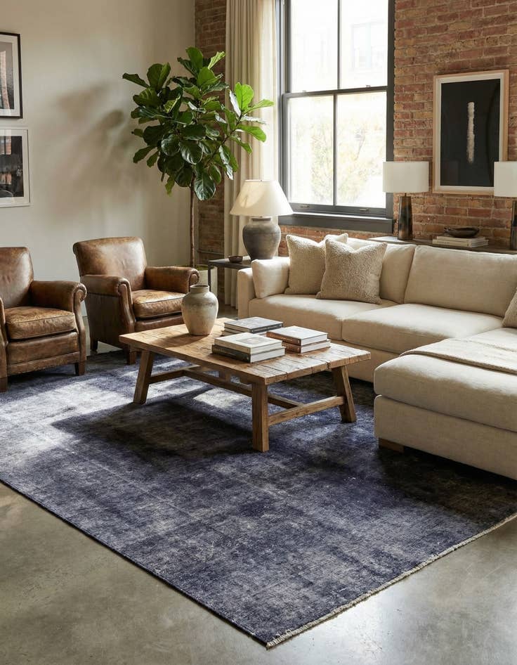 Detail image of 8' 7 x 12' 5  Hand Knotted Ultra Vintage Persian Wool Rug