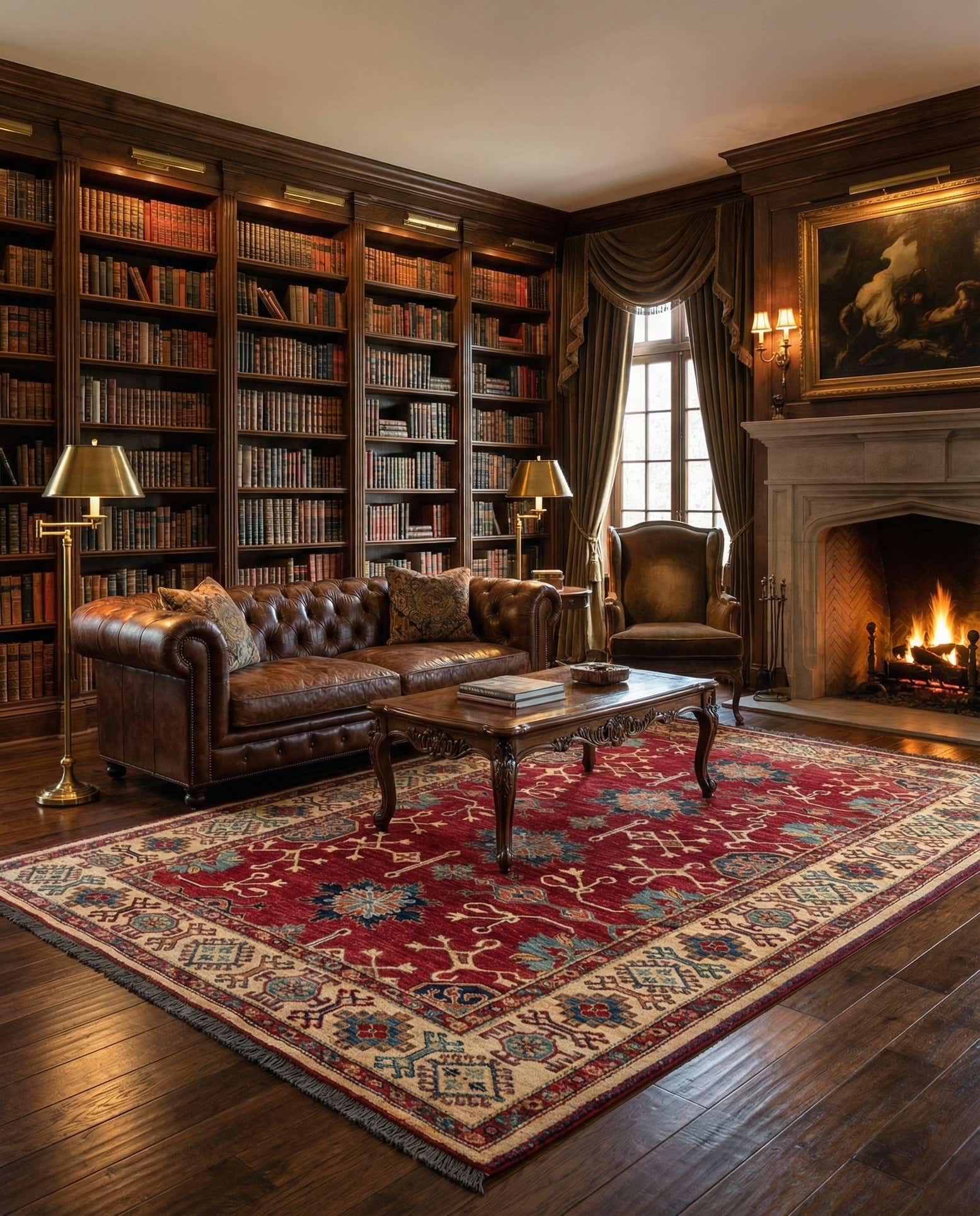 6' 6 x 10' 3 Hand Knotted Kazak Wool Rug