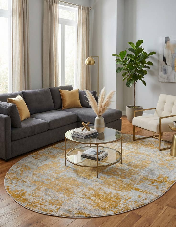 Detail image of  7' 10 x 10' Finsbury Oval Rug