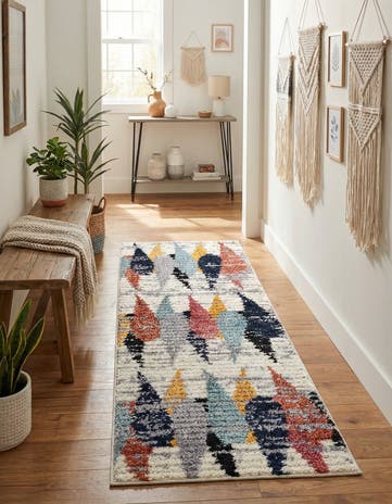 Ivory Tagine Runner Rug