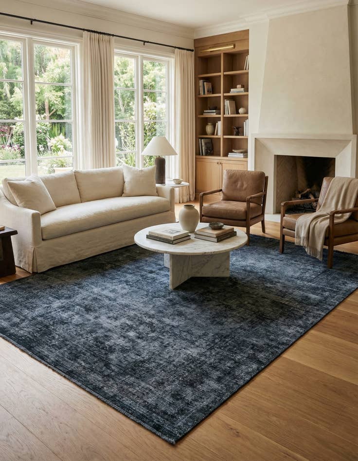 Detail image of 8' 2 x 11' 2  Hand Knotted Ultra Vintage Persian Wool Rug