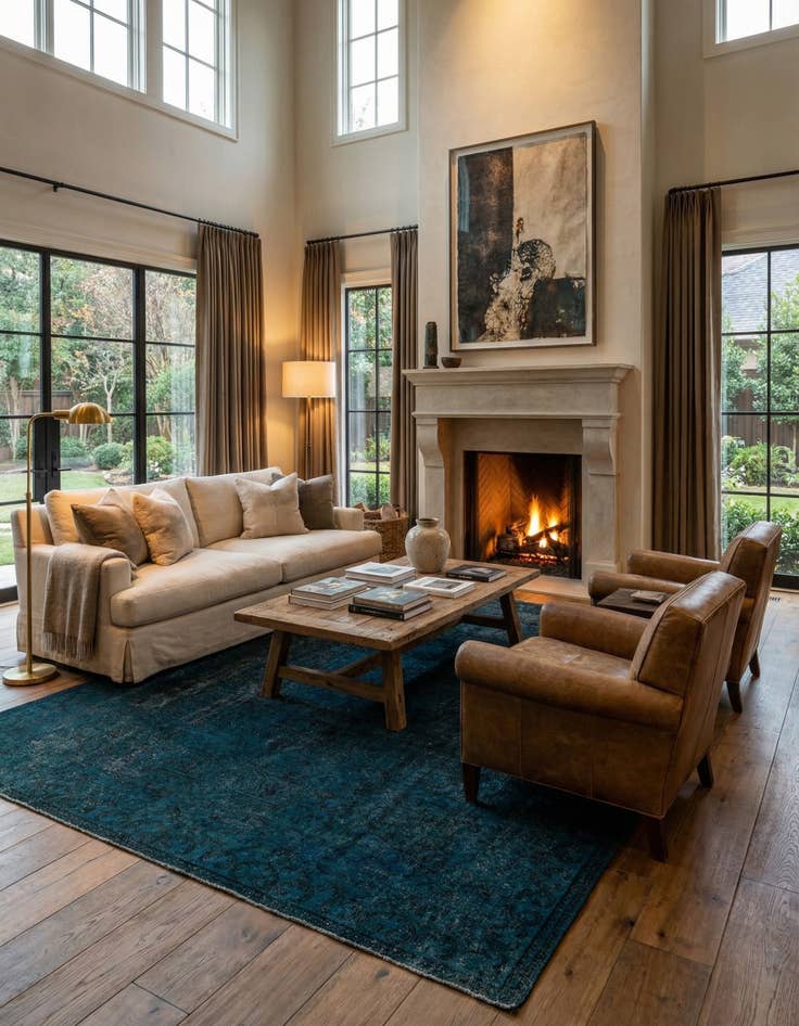 Detail image of 9' 6 x 12' 8  Hand Knotted Ultra Vintage Persian Wool Rug