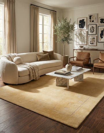 6' 6 x 9' 9 Hand Knotted Darya Wool Rug