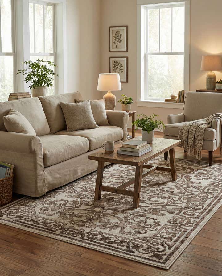 5' 3 x 8' Hermitage Rug
