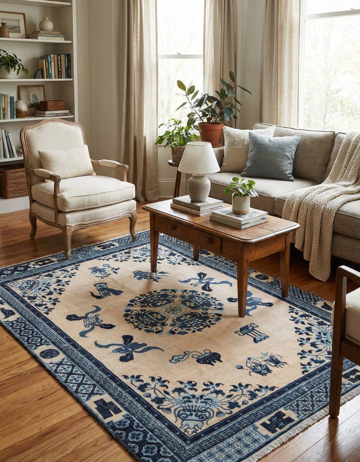 Detail image of  6' 1 x 9' Boutique Rug