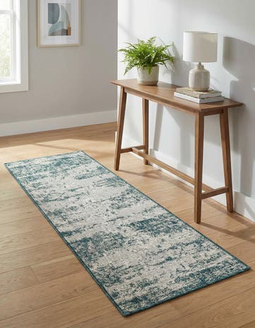 2' x 5' Easy-Clean Modern Indoor / Outdoor Runner Rug