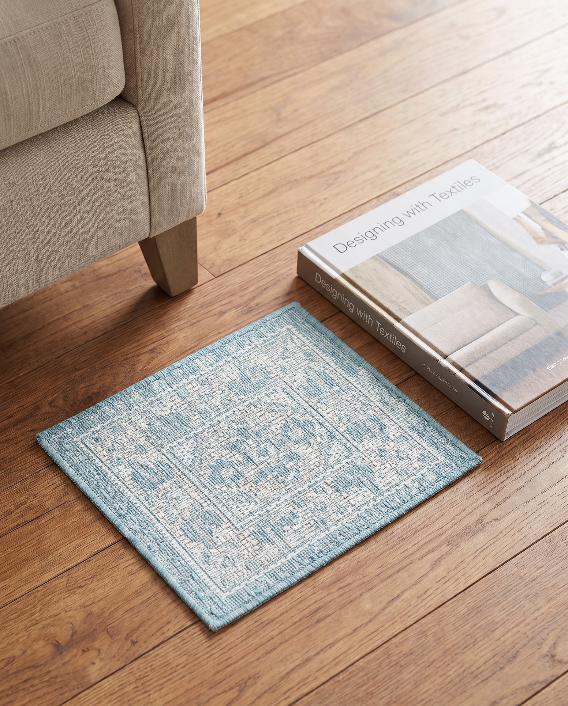 1' 4 x 1' 4 Easy-Clean Traditional Indoor / Outdoor Sample Rug